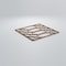 Ekena Millwork Medium Montrose Decorative Fretwork Wood Wall Panels, Hickory, 15 3/8"W x 15 3/8"H x 3/8"T WALW16X16X0375MNTHI - alternate 2